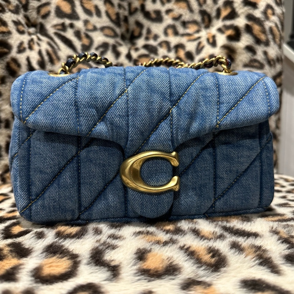 Coach Quilted Denim Tabby 20 CR701